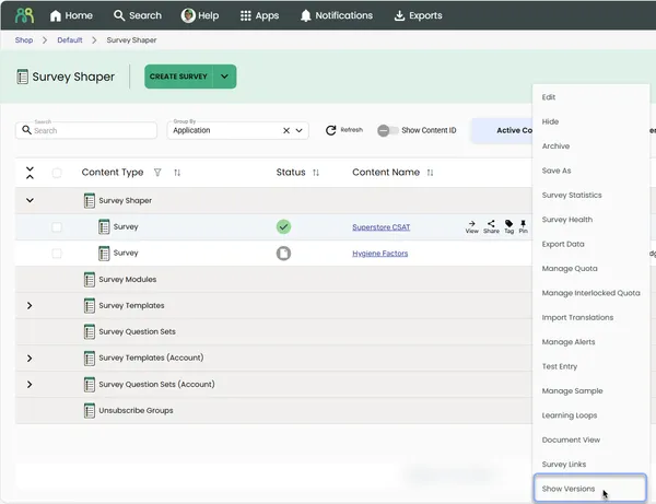 Version control | HumanListening Help